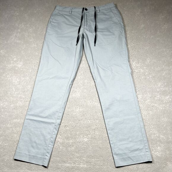 Bonobos Pants Mens Size 32 Blue Athletic Fit Stretch Drawstring Chino Pants - Picture 1 of 11